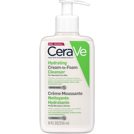 Cerave Hydrating Cream To Foam Cleanser (236ML)