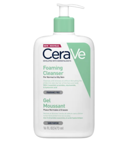 CeraVe Foaming Facial Cleanser For Normal to Oily Skin (473ML)