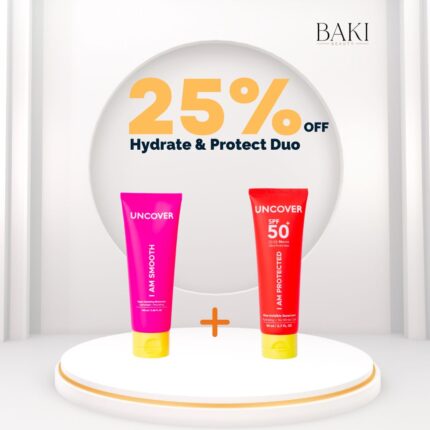 Uncover Hydrate and Protect Duo – Argan Hydrating Moisturizer 100ml + Aloe Invisible Sunscreen 80ml
