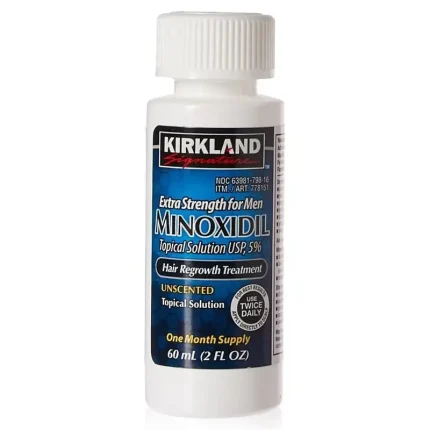 Kirkland Minoxidil 5% Hair Regrowth Treatment For Men.