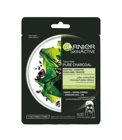 Garnier Skin Active Pure Charcoal Black Tissue Face Mask - 28g
