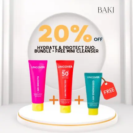Uncover Hydrate and Protect Duo- Bundle + Free mini cleanser