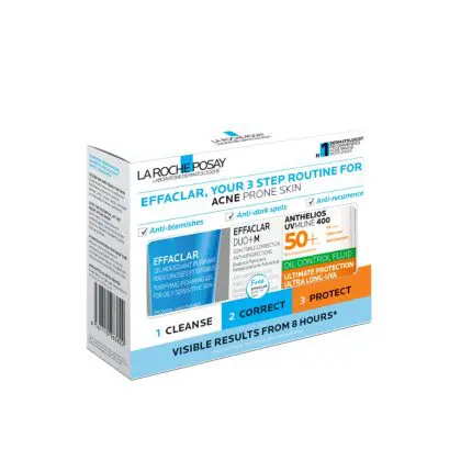 La Roche Posay Effaclar Anti-Acne Routine Kit 3 in 1