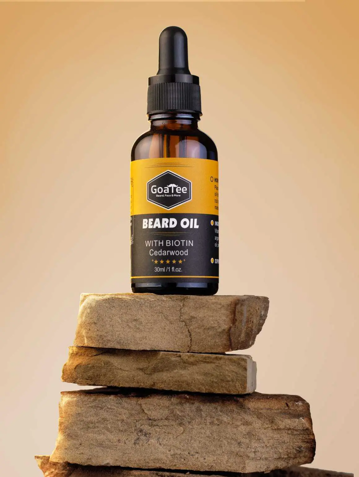 Goatee - serum Goatee Beard Growth Oil With Biotin- 30Ml