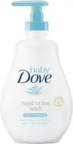 Baby Dove Rich Moisture Head to Toe Baby Wash, 400 ml