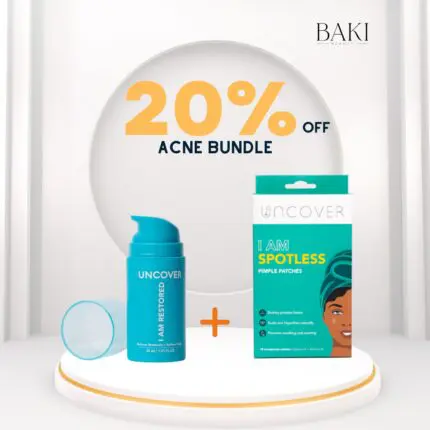 Uncover Acne Bundle - Green Tea Blemish Control Serum (30ml) + Pimple Patches- Bundle