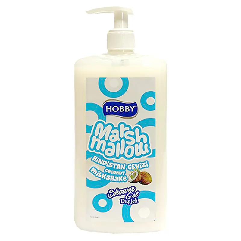 HOBBY BODY WASH MARSHMALLOW COCONUT 1000ML