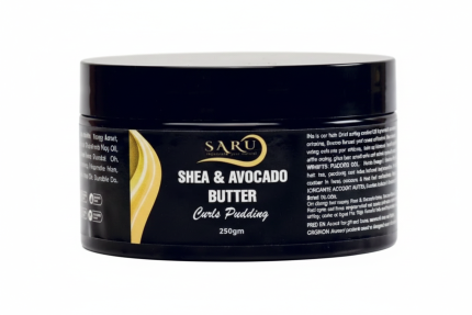 Saru Organics Shea And Avocado Butter Curls Pudding 250g