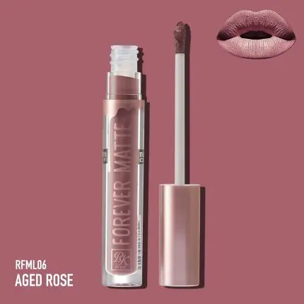 Ruby Kisses Forever Matte Liquid- Aged Rose 06