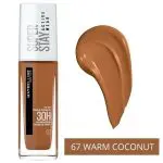 Maybelline Superstay 30Hr Foundation 67 Warm Coconut 30ml