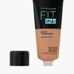 MAYBELLINE FIT ME MATTE AND PORELESS FOUNDATION 332 GOLDEN CARAMEL