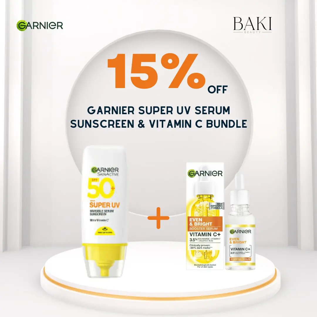 Garnier Super UV Serum Sunscreen Bundle Garnier Super UV Sunscreen & Vitamin C Bundle - Image 1