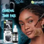 Garnier AHA +BHA Charcoal Anti-Imperfection Serum  30ml Duo - Bundle - Image 2