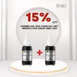 Garnier AHA +BHA Charcoal Anti-Imperfection Serum  30ml Duo - Bundle