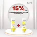 Garnier Skin Active spf 50+ Invisible Super UV Serum Sunscreen Duo - Bundle