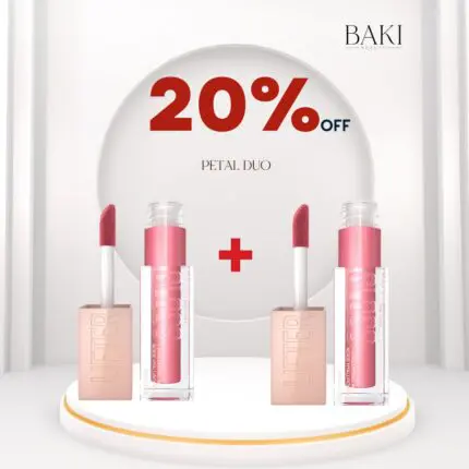 MAYBELLINE LIFTER GLOSS NU 009 Petal 5.4ml Duo Pack- Bundle