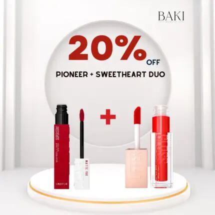 Maybelline Pioneer + Lifter Gloss Sweetheart Duo 5.4ml- Bundle