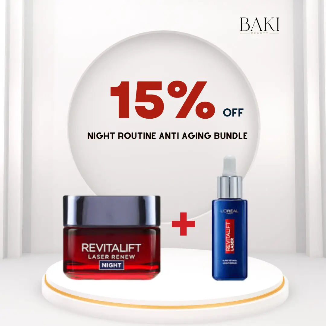 Loreal Paris Night Routine Anti Aging Bundle