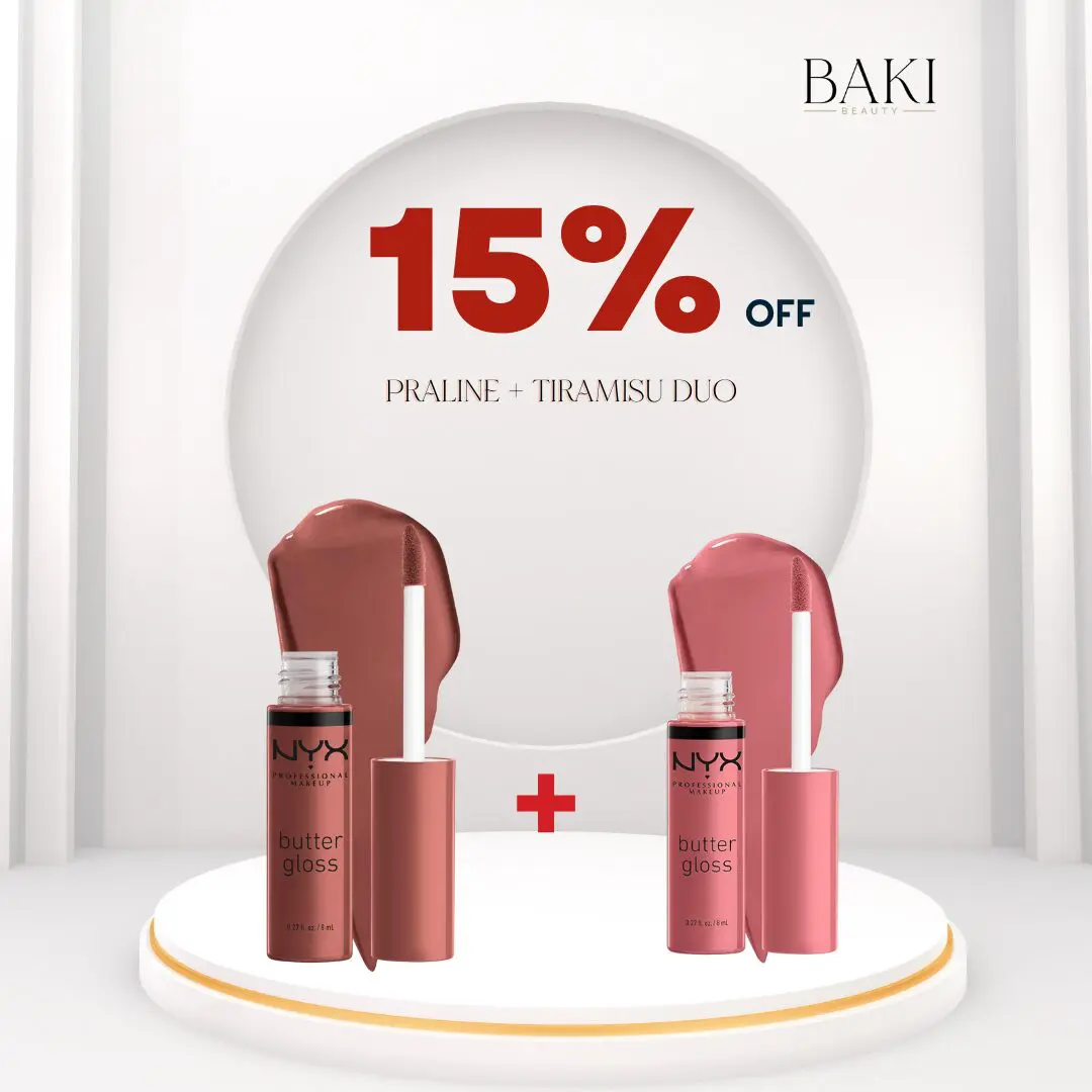 Praline + Tiramisu+sugar glass 50% off NYX Professional Praline + Tiramisu Butter Gloss Bundle - Image 1