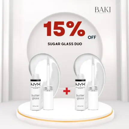 NYX Butter Gloss Sugar Glass Duo- Bundle
