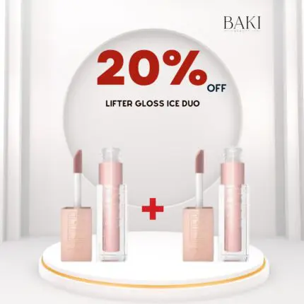 Maybelline Lifter Gloss NU 002 Ice Duo- Bundle