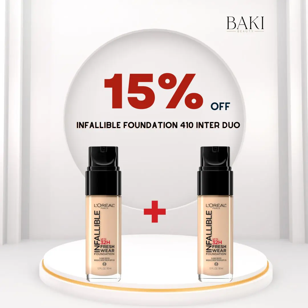 410 30 L'Oréal Paris Infallible 32H Fresh Wear Foundation 410 Inter 30ml Duo- Bundle