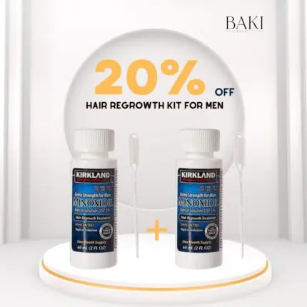Minoxidil 5% Hair Regrowth Treatment For Men Duo- Bundle