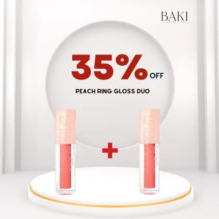 Maybelline Lifter Gloss 022 Peach Ring Duo- Bundle