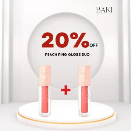 Maybelline Lifter Gloss 022 Peach Ring Duo- Bundle