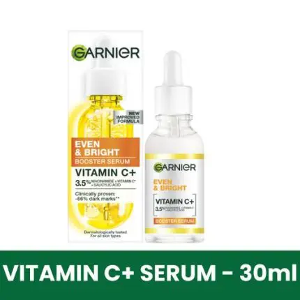 Garnier Even & Bright Vitamin C Booster Serum – (30ml)