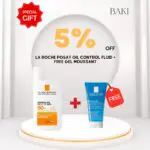 La Roche Posay Oil Control Fluid UVmune 400 Spf 50+ 50ml + Free Gel Moussant- Bundle