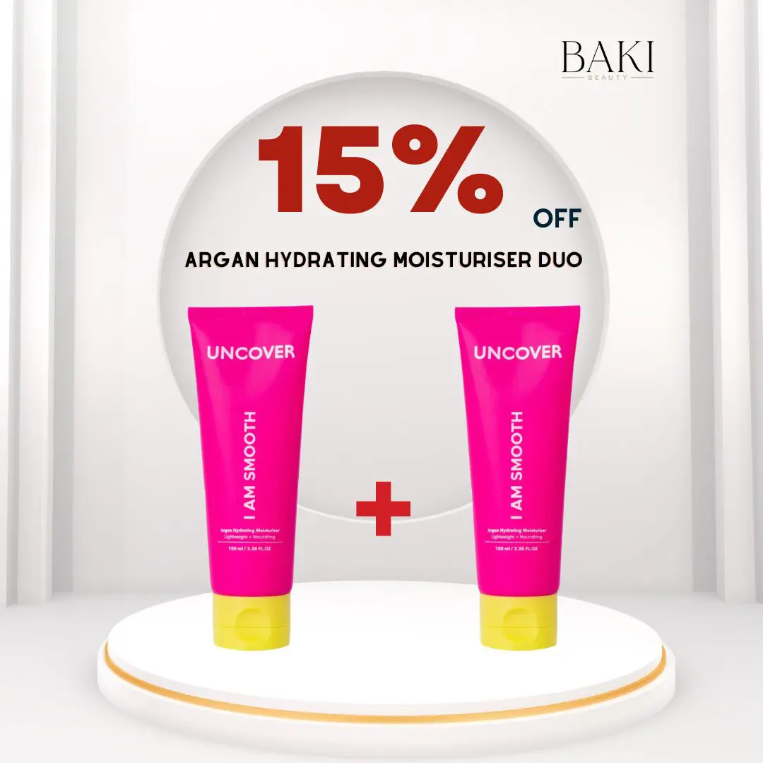 Uncover (27) Uncover Argan Hydrating Moisturiser - 100ml Duo- Bundle - Image 1