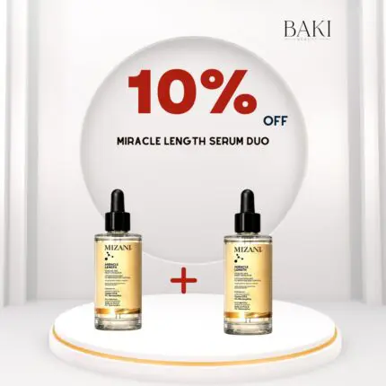 Mizani Miracle Length - Hairline & Root Stimulator Serum - 90ml Duo- Bundle