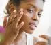 Black girl doing some skin repair