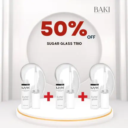 NYX Butter Gloss Sugar Glass - Trio