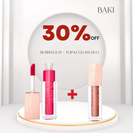 Maybelline Lifter Gloss 024 Bubblegum+ Topaz- Bundle