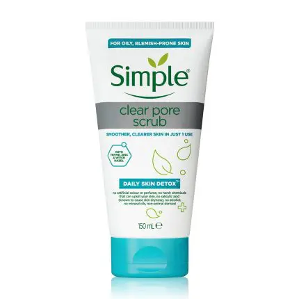 Simple Daily Skin Detox Polishing Face Scrub 150ml