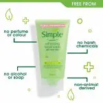 Simple Kind to Skin Refreshing Facial Wash Gel 150ml - Image 2