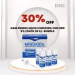 Hair Regen Liquid Minoxidil for Men 5% (Pack of 6)- Bundle