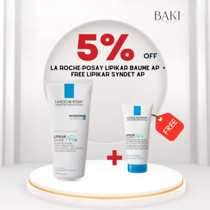 La Roche-Posay LIPIKAR BAUME AP+ M 200ml + Free La Roche Posay Lipikar Syndet AP+ 100ml