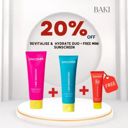 Uncover Revitalise & Hydrate Duo- Bundle + Free Mini Sunscreen
