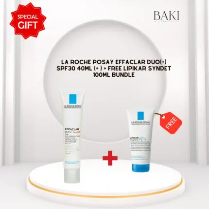 La Roche Posay Effaclar Duo(+) SPF30 40ml (+ ) + Free Lipikar Syndet 100ml Bundle