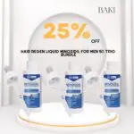 Hair Regen Liquid Minoxidil for Men 5% Trio- Bundle