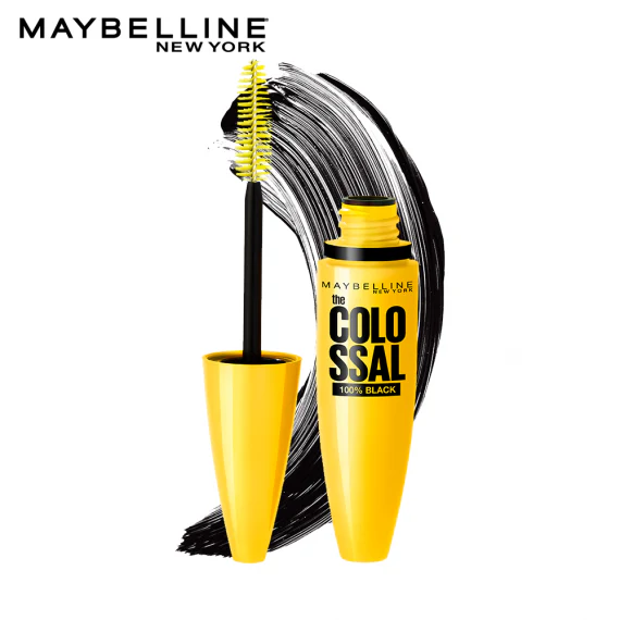 Maybelline Volume Express Colossal 100% Black Mascara - 9ml