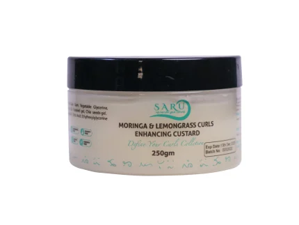 Saru Organics Moringa and Lemongrass Curling Custard