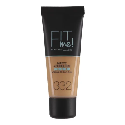 Maybelline Fit Me Matte & Poreless Foundation 332 Golden Caramel 30ml
