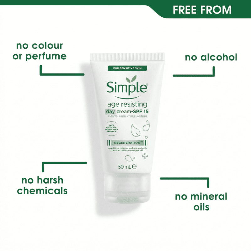 Simple Age Resisting Day Cream SPF 15 (50ml)