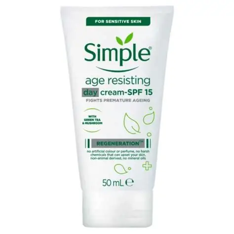 Simple Age Resisting Day Cream SPF 15 (50ml)