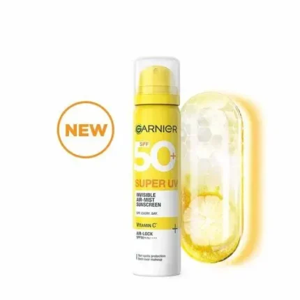GARNIER SUPER UV INVIsIBLE AIR MIST SUNSCREEN SPF 50 75ML